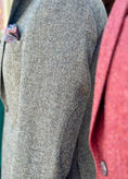 Load image into Gallery viewer, Hacking Jacket in Dark Brown/Cream Shetland Herringbone
