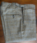 Load image into Gallery viewer, Crittenden Trousers in Brown/Cream Houndstooth
