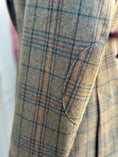 Load image into Gallery viewer, Hacking Jacket in Lambswool Moss/Red/Gold Multiplaid
