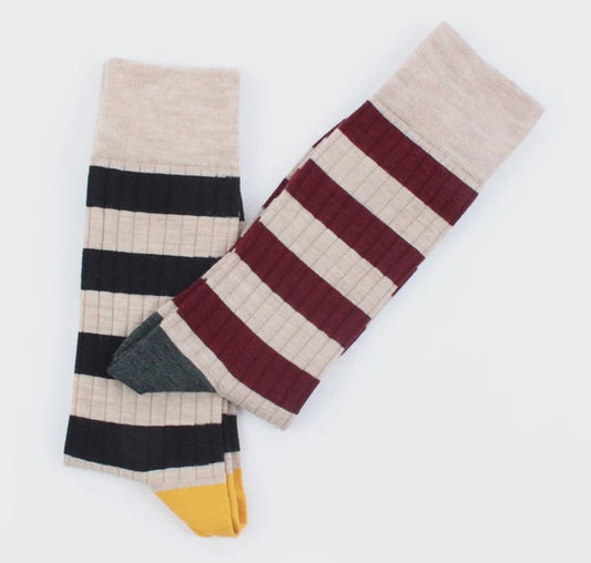 Rugby Striped Socks