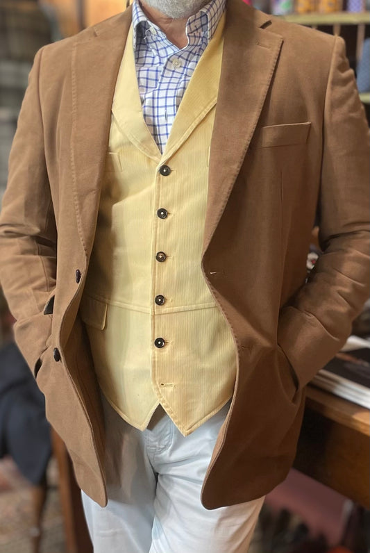 Crittenden Moleskin Jacket in Brown