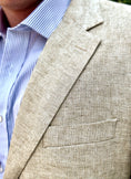 Load image into Gallery viewer, Harrods Sportcoat in Tan Linen Herringbone
