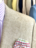 Load image into Gallery viewer, Harrods Sportcoat in Tan Linen Herringbone
