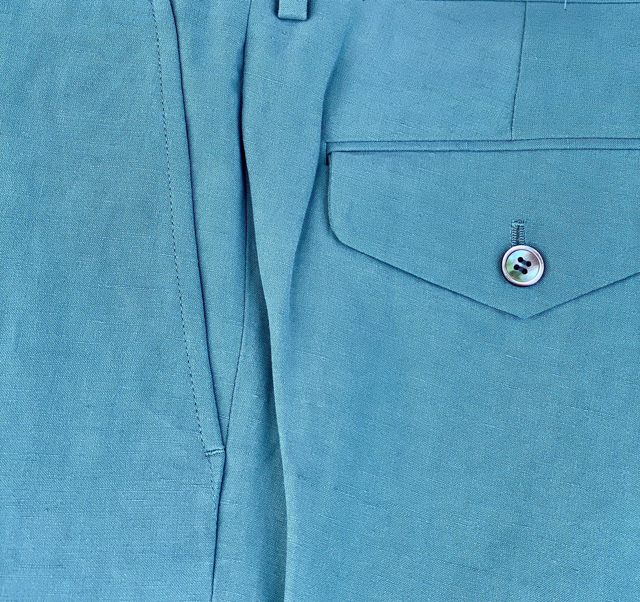 Signature Silk & Linen Trousers--Brights