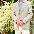 Load image into Gallery viewer, Harrods Sportcoat in Tan Linen Herringbone
