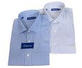 Load image into Gallery viewer, Crittenden Super 190s Dress Shirt, Blue Stripe/Blue Check/ Pinstripe/Solids
