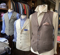 Load image into Gallery viewer, Crittenden Signature Vest in Off-White Silk & Linen
