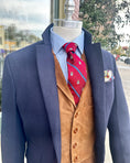 Load image into Gallery viewer, Crittenden Harrods Blazer in Wool & Cashmere Navy Hopsack
