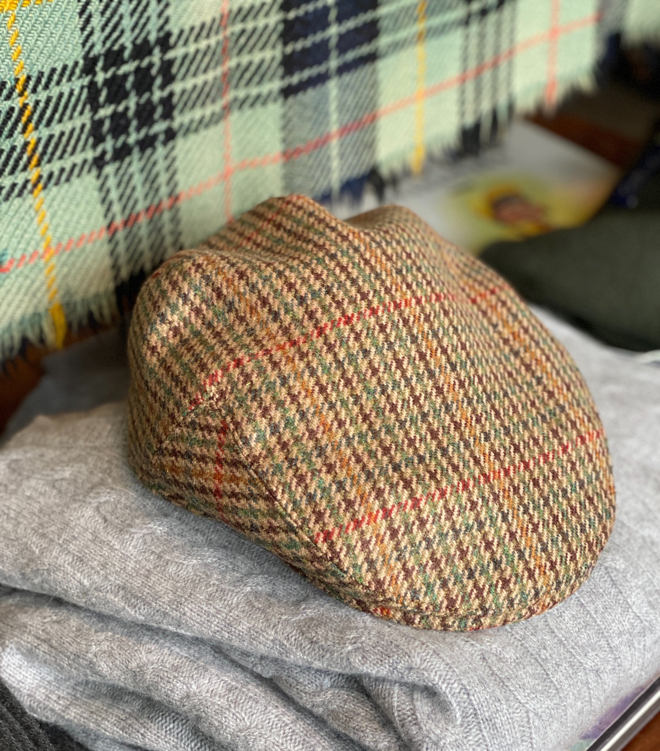 Irish Wool Tweed Cap