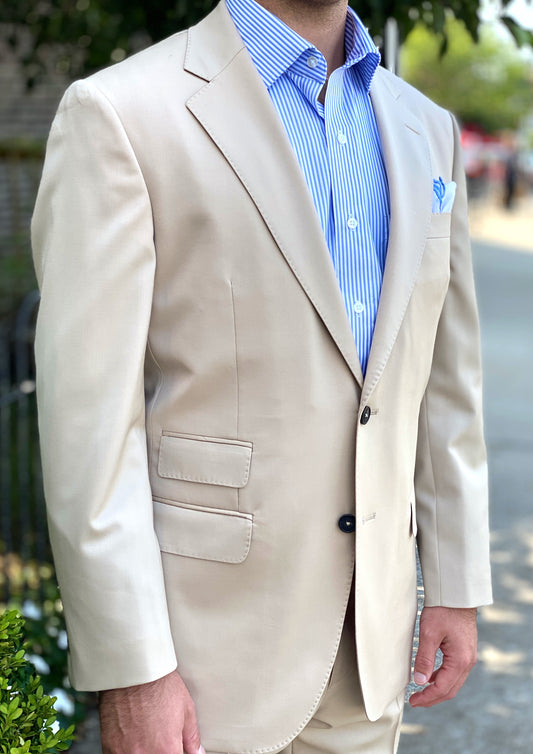 Crittenden Gabardine Sportcoat in Tan