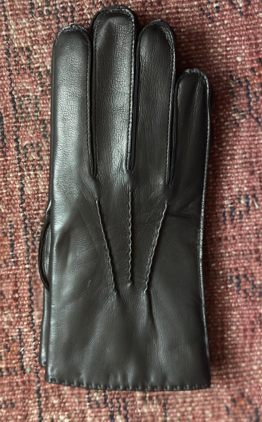 Cashmere-Lined Leather Gloves