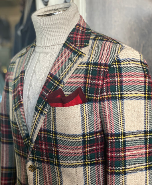 Stewart Tartan Sportcoat in Stuart Patch Pocket