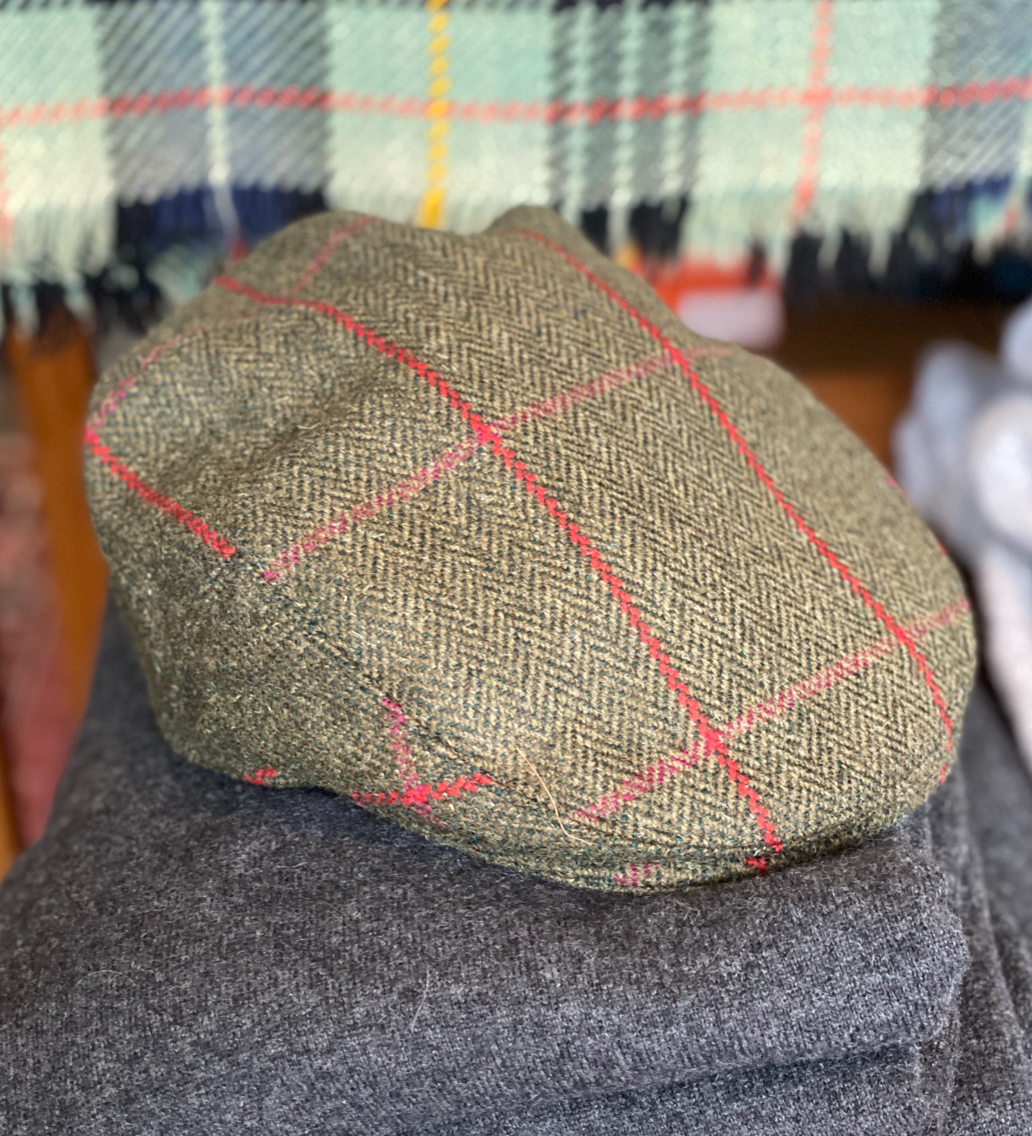 Irish Wool Tweed Cap