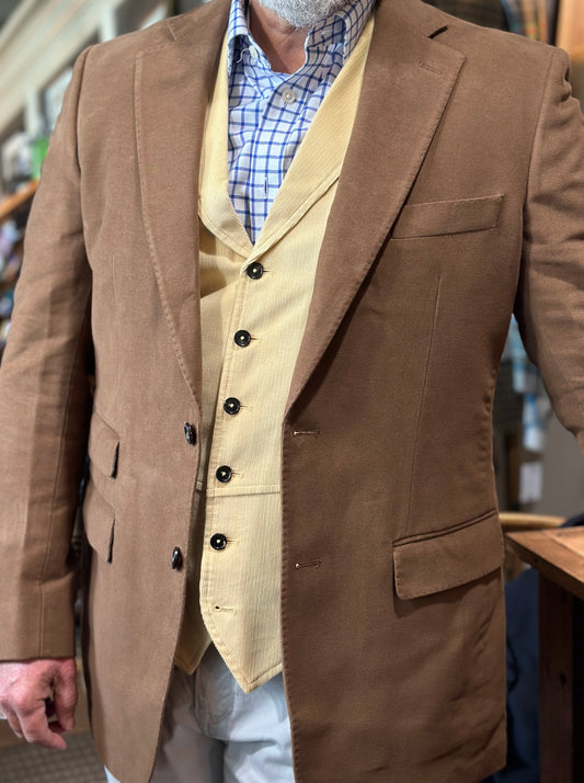 Crittenden Moleskin Jacket in Brown