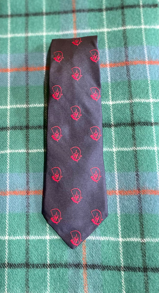 Crittenden Silk Logo Tie