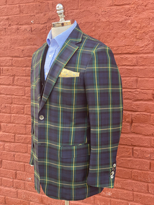 Gordon Tartan Harrods Flap Pocket Sportcoat