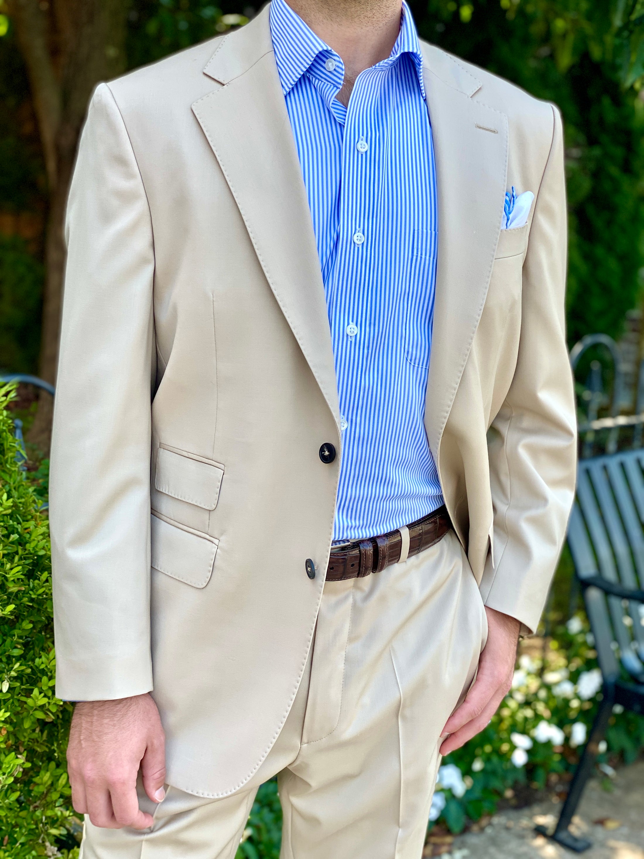 Crittenden Gabardine Sportcoat in Tan