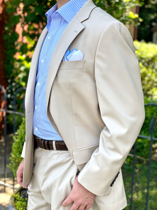 Crittenden Gabardine Sportcoat in Tan