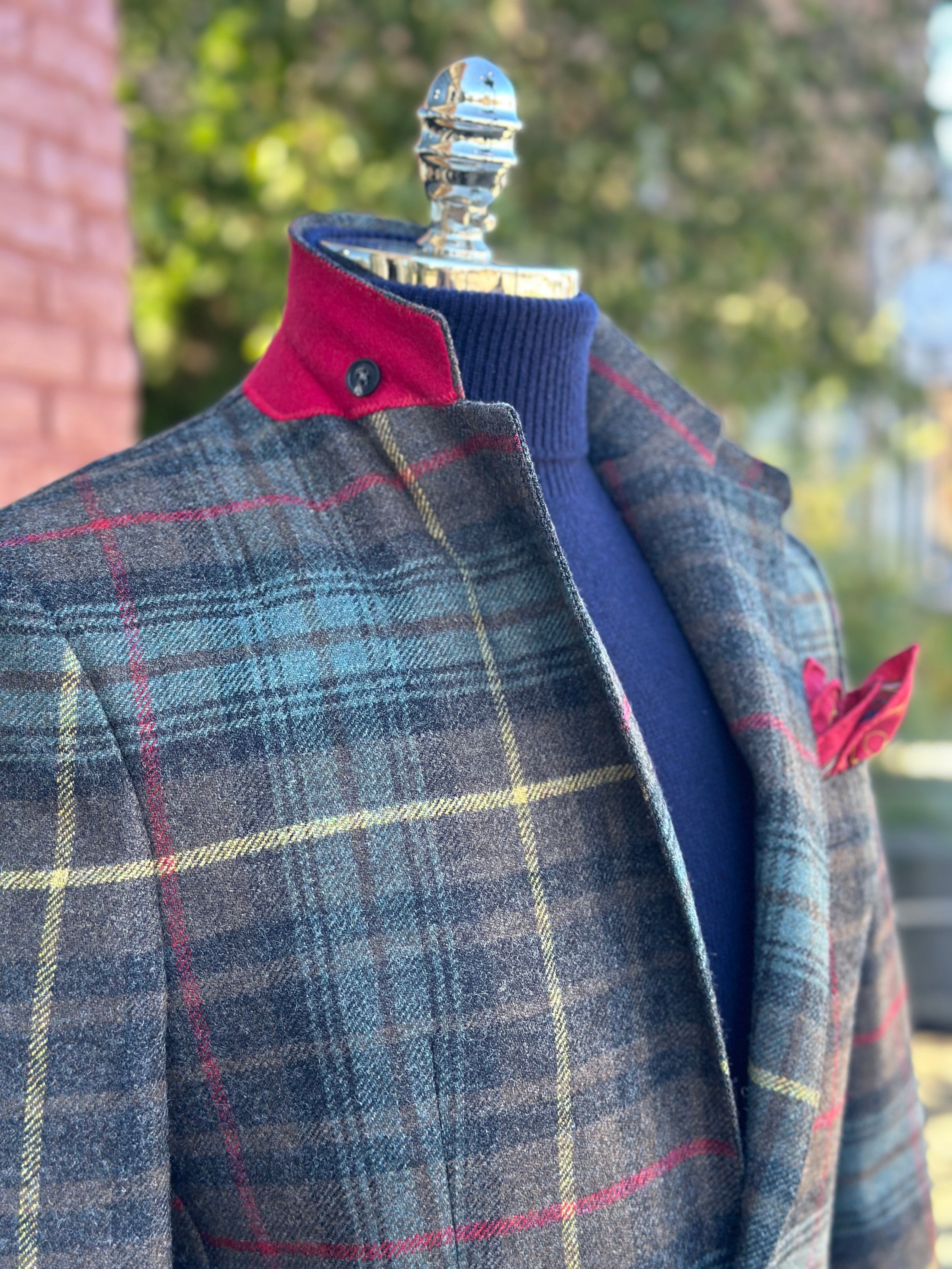 Crittenden Hacking Jacket in Stewart Hunting Plaid