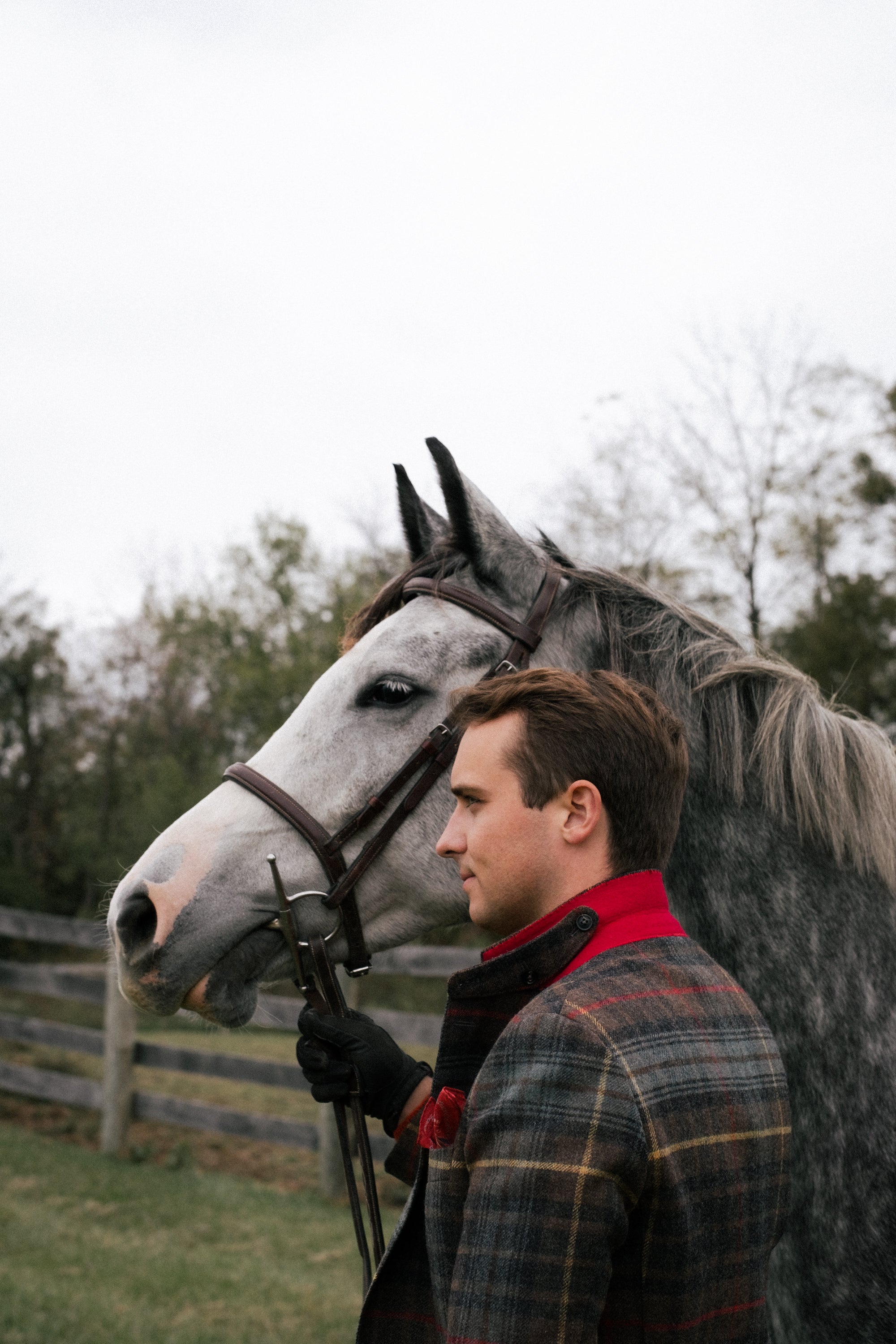 Crittenden Hacking Jacket in Stewart Hunting Plaid