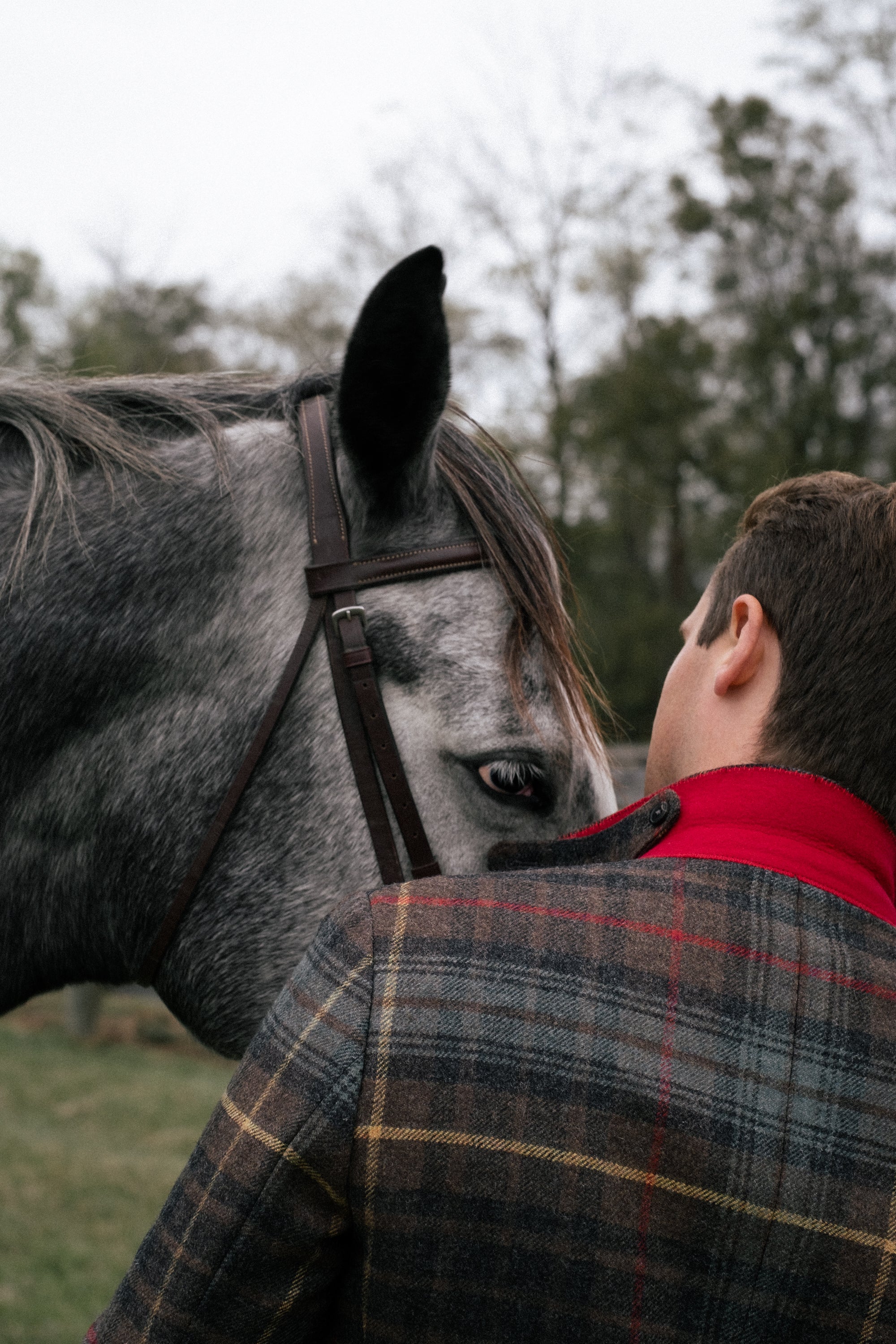 Crittenden Hacking Jacket in Stewart Hunting Plaid