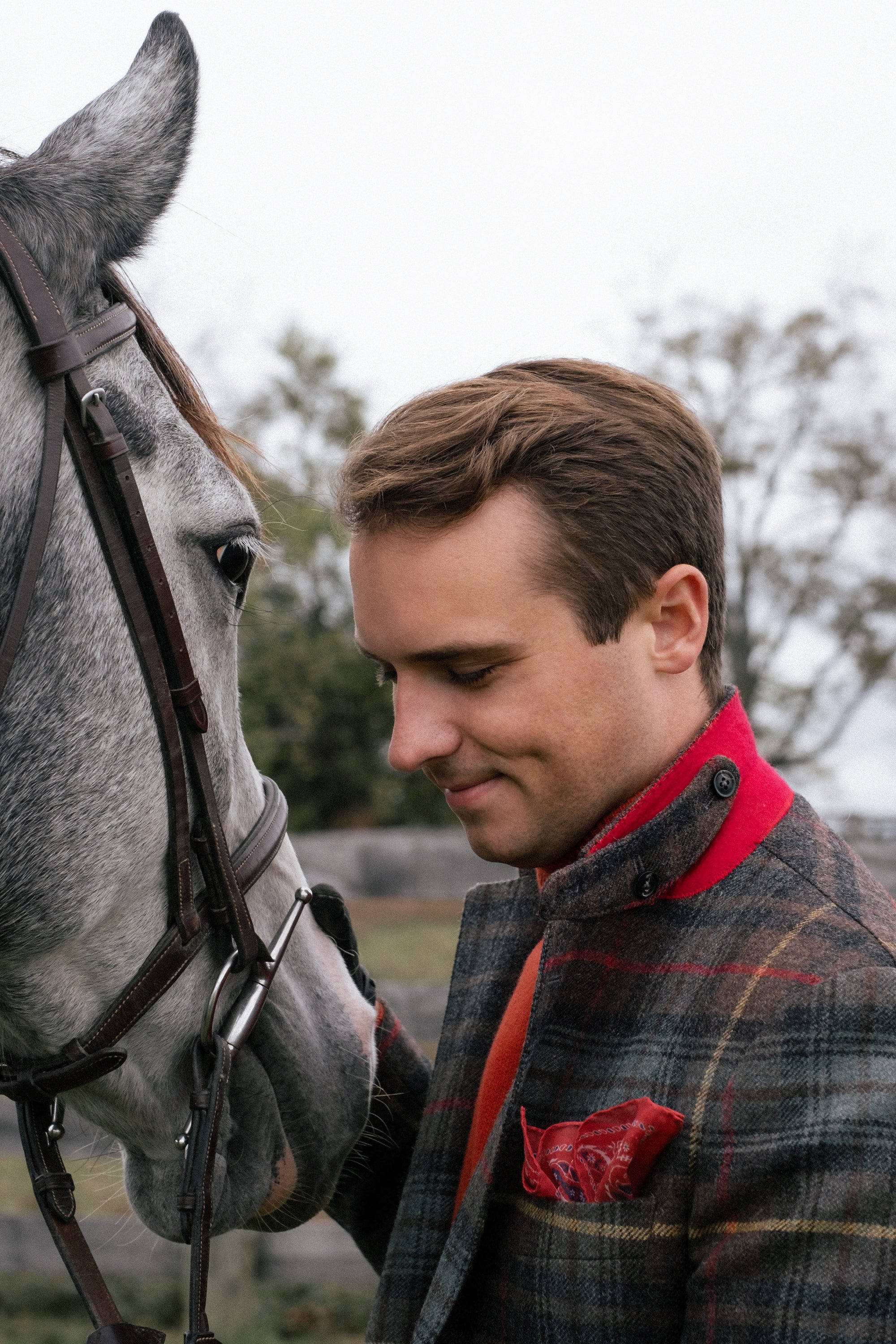 Crittenden Hacking Jacket in Stewart Hunting Plaid