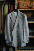 Load image into Gallery viewer, Double Breasted Suit in Merino Prince of Wales Plaid
