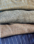 Load image into Gallery viewer, Crittenden Trousers in Coffee Merino Glen Plaid
