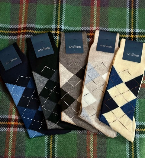 Wool Argyle Socks