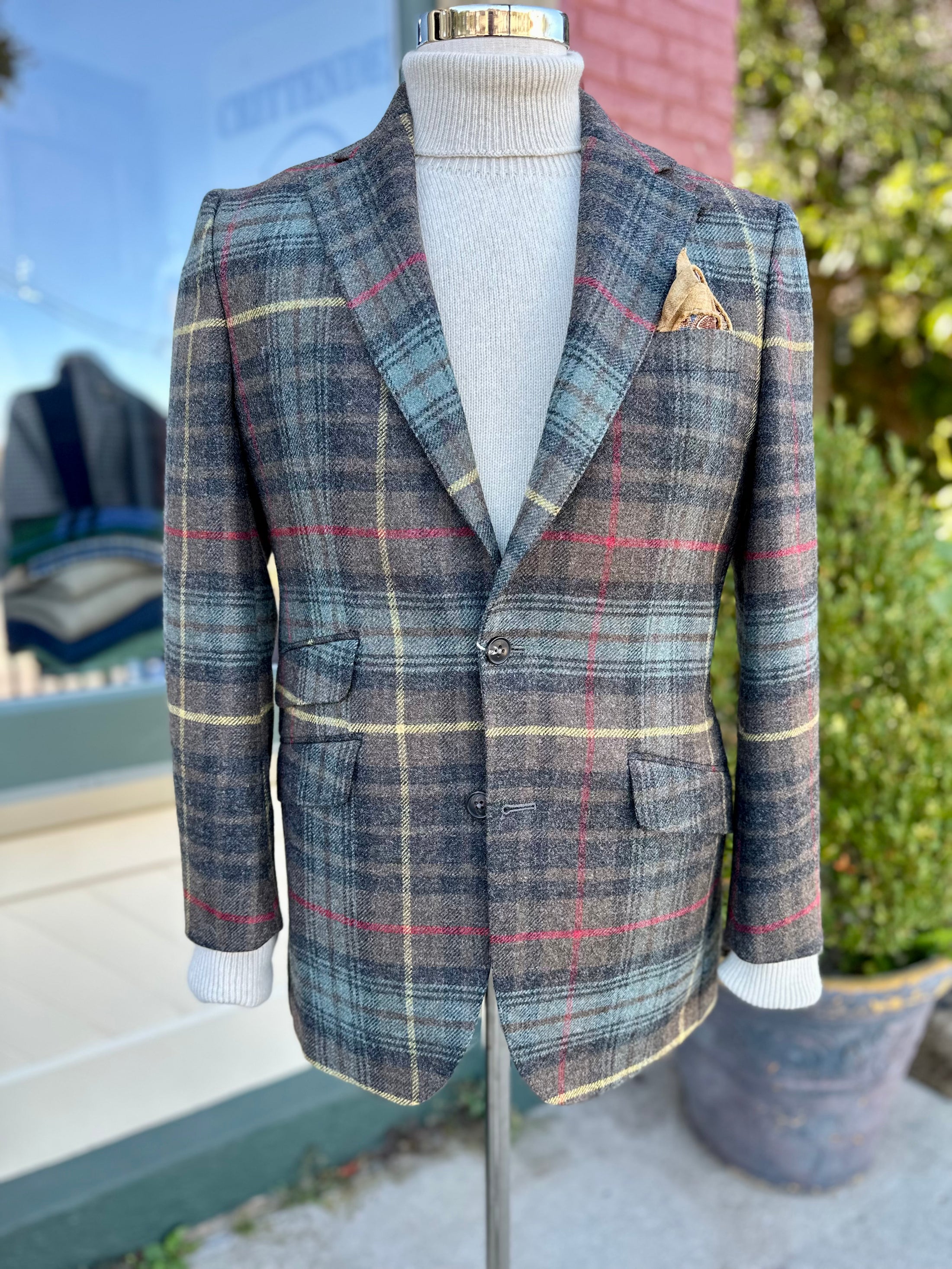 Crittenden Hacking Jacket in Stewart Hunting Plaid