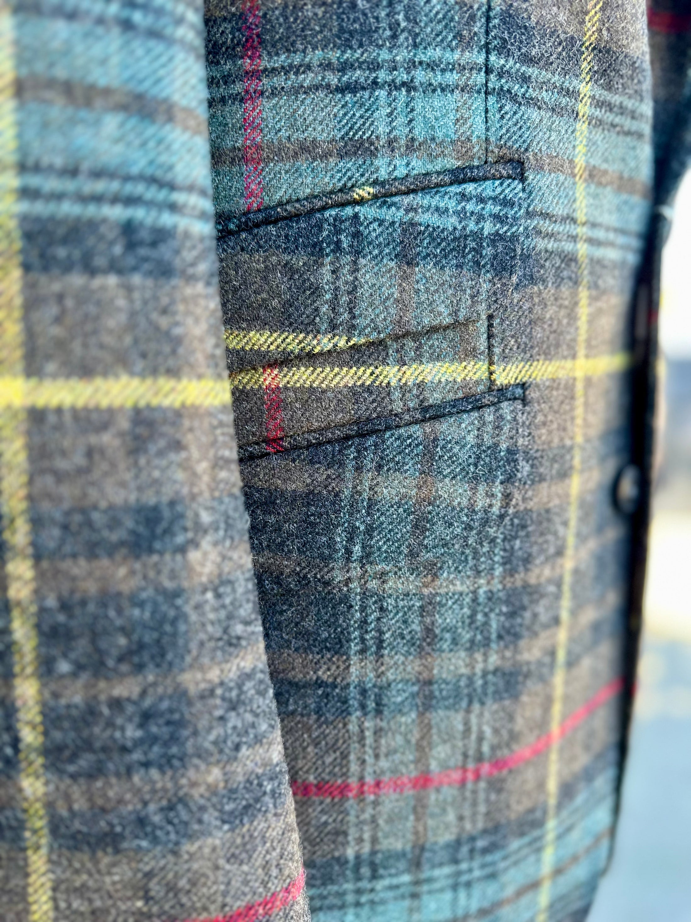 Crittenden Hacking Jacket in Stewart Hunting Plaid